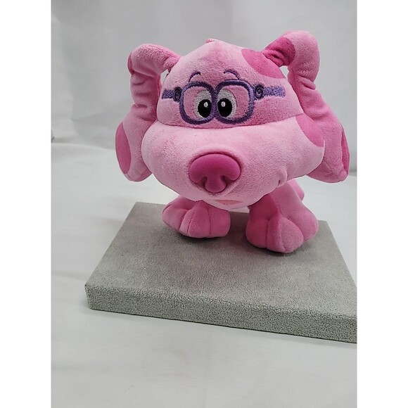 Blue's Clue Magenta With Glasses Plush Stuffed Animal Toy 7" - Picture 4 of 16